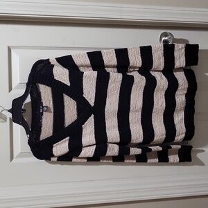 Style&co women's sweater, XL, Black and cream